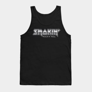 Smokin' Rock & Roll Logo Dark Tank Top